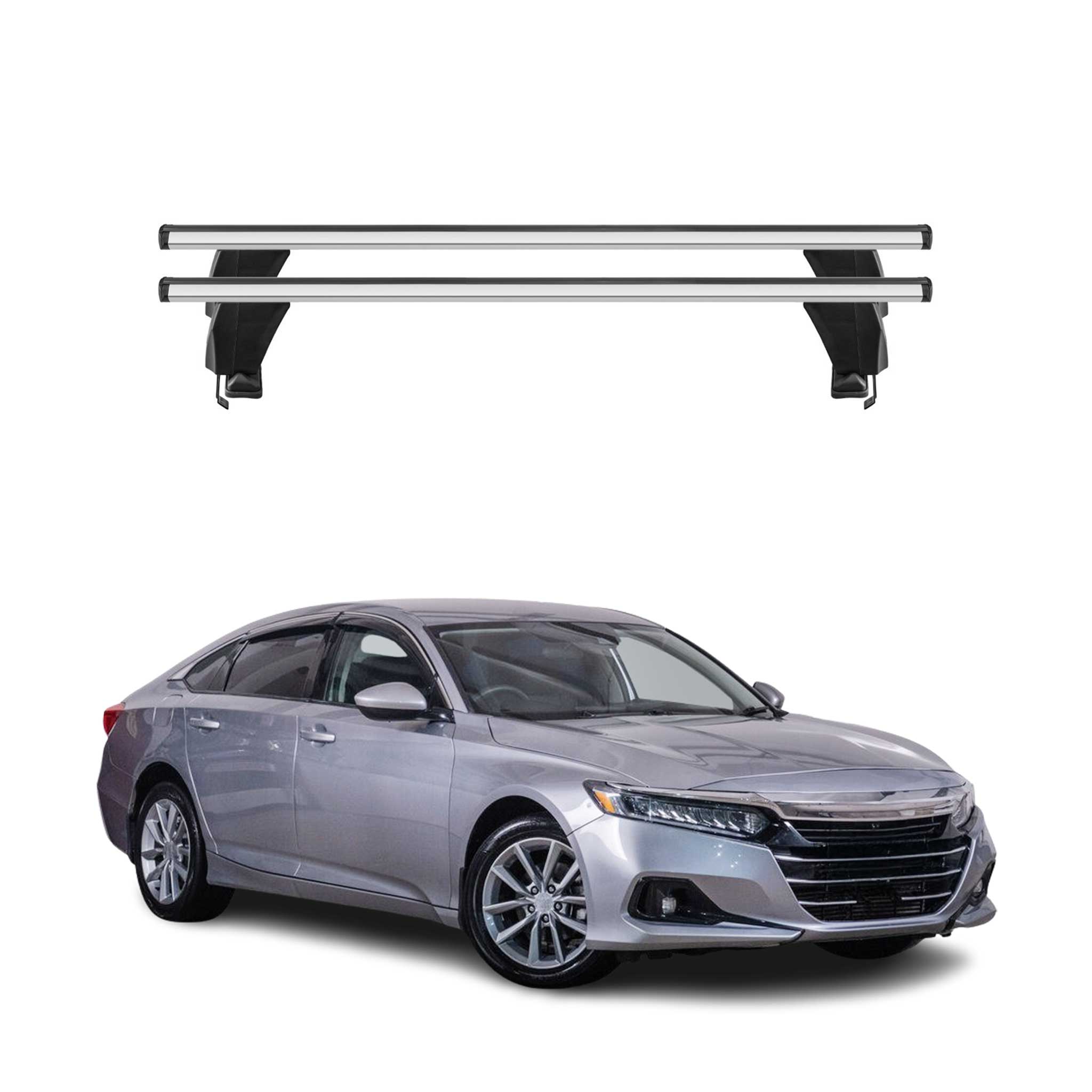 2018-2022 Honda Accord Sedan Roof Rack Cross Bars Silver