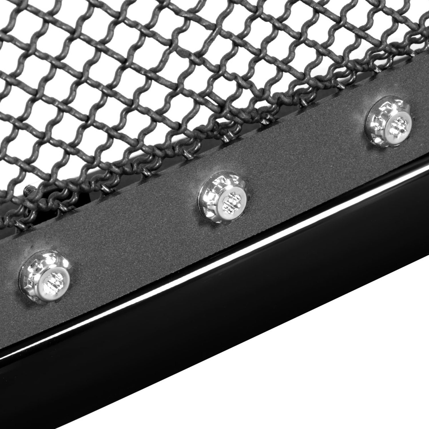 2002-2005 Dodge RAM 1500/ 03-2005 RAM 2500/3500 Glossy Black Mesh Front Grille