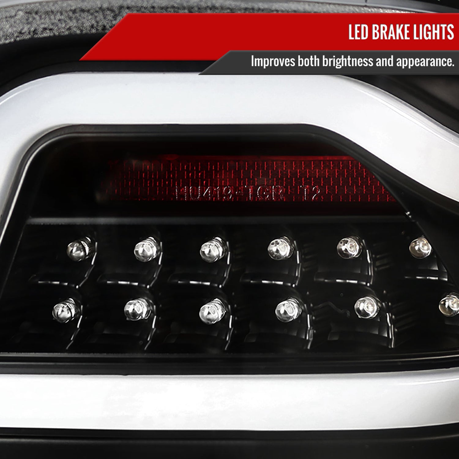 2006-2011 Mercedes Benz W164 ML Class LED Tail Lights Matte Black/Clear Lens