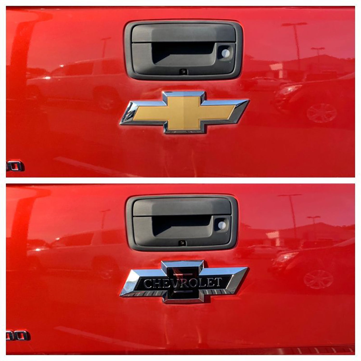 2016-2018 Chevrolet Silverado 1500 Licensed Wheel Cap Emblem Set Centennial 2Pcs ABS Plastic
