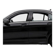 2010-2014 Mercedes C Class W204 Window Visor Vent Rain Deflector 4Pcs Smoke