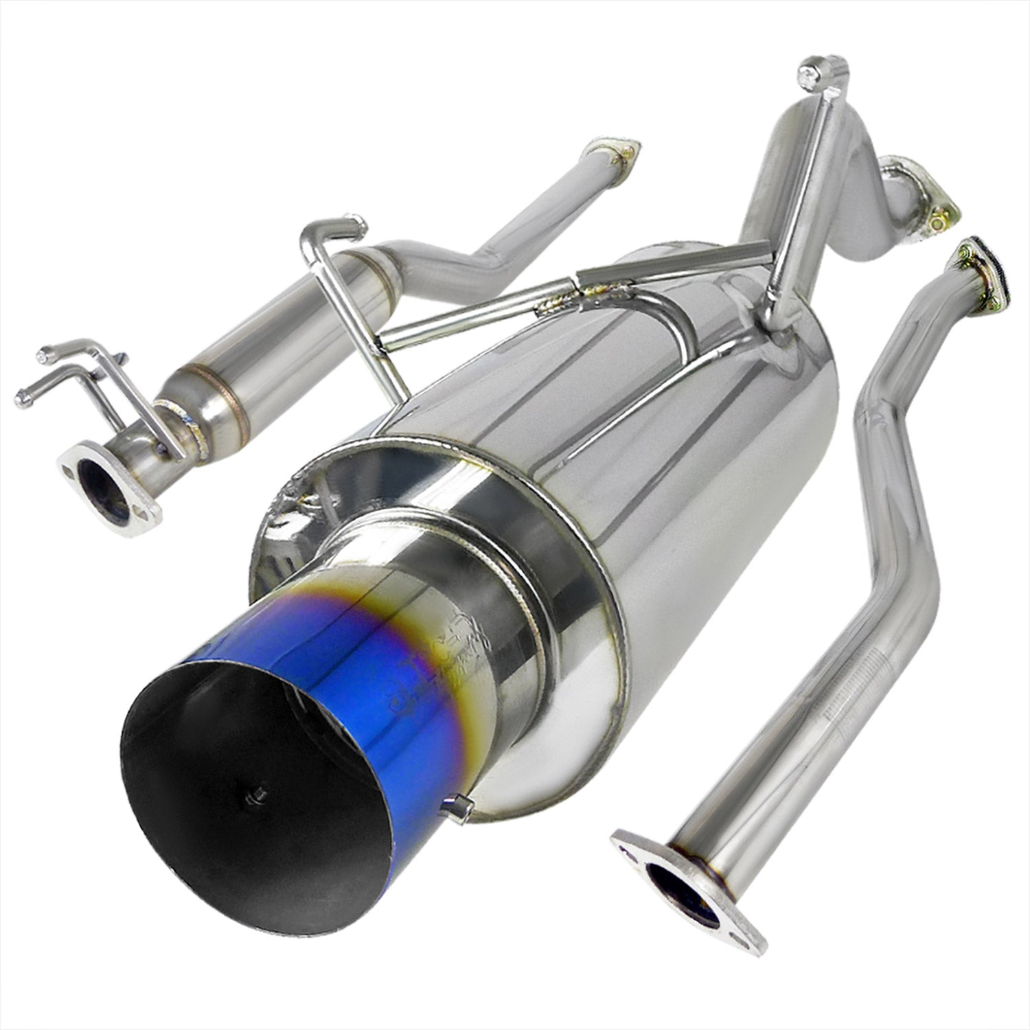 2001-2005 Honda Civic EX HX Si N1 Style Catback Exhaust System Burnt Tip