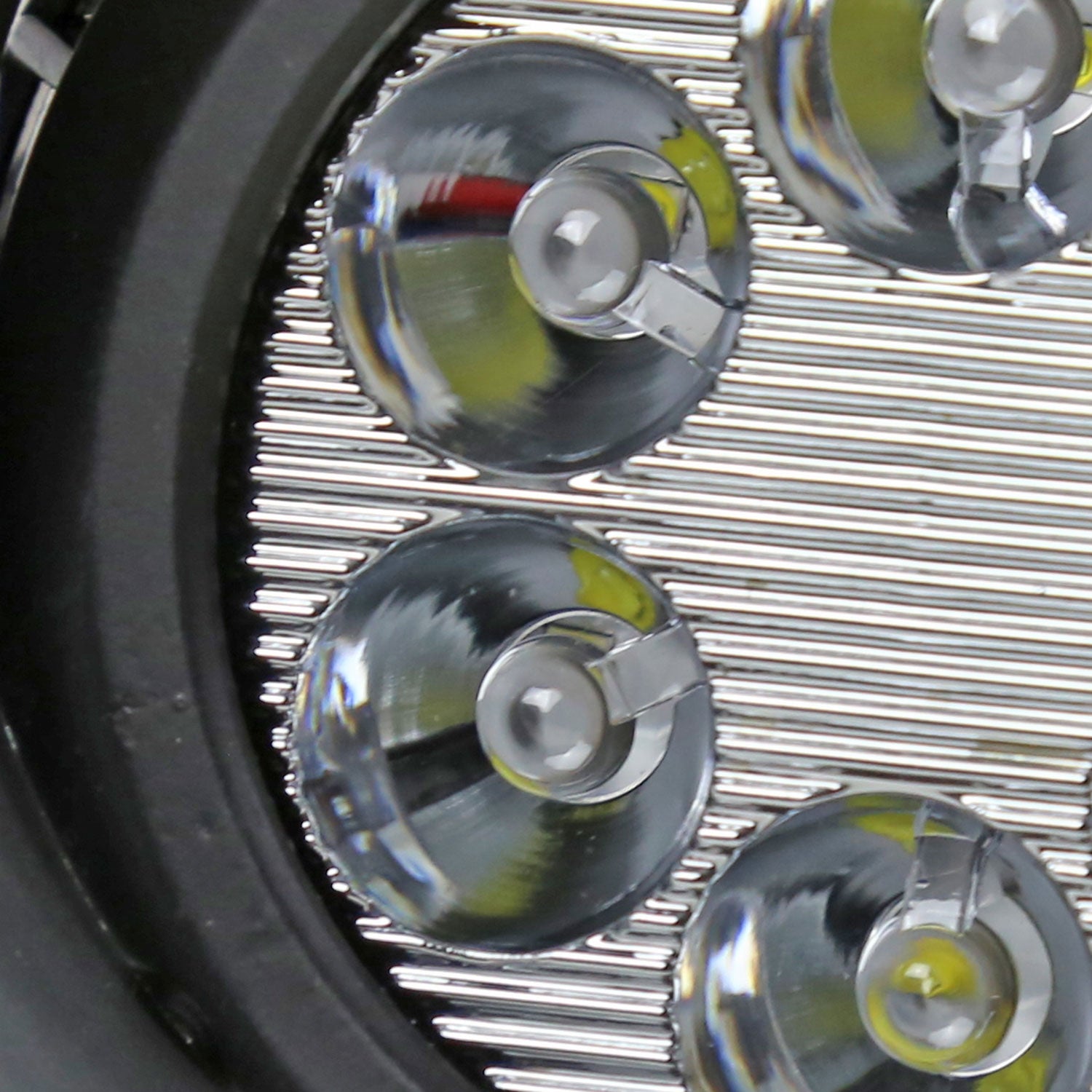 2011-2013 Toyota Highlander 6-LED Fog Lights Kit Chrome Housing/Clear Lens