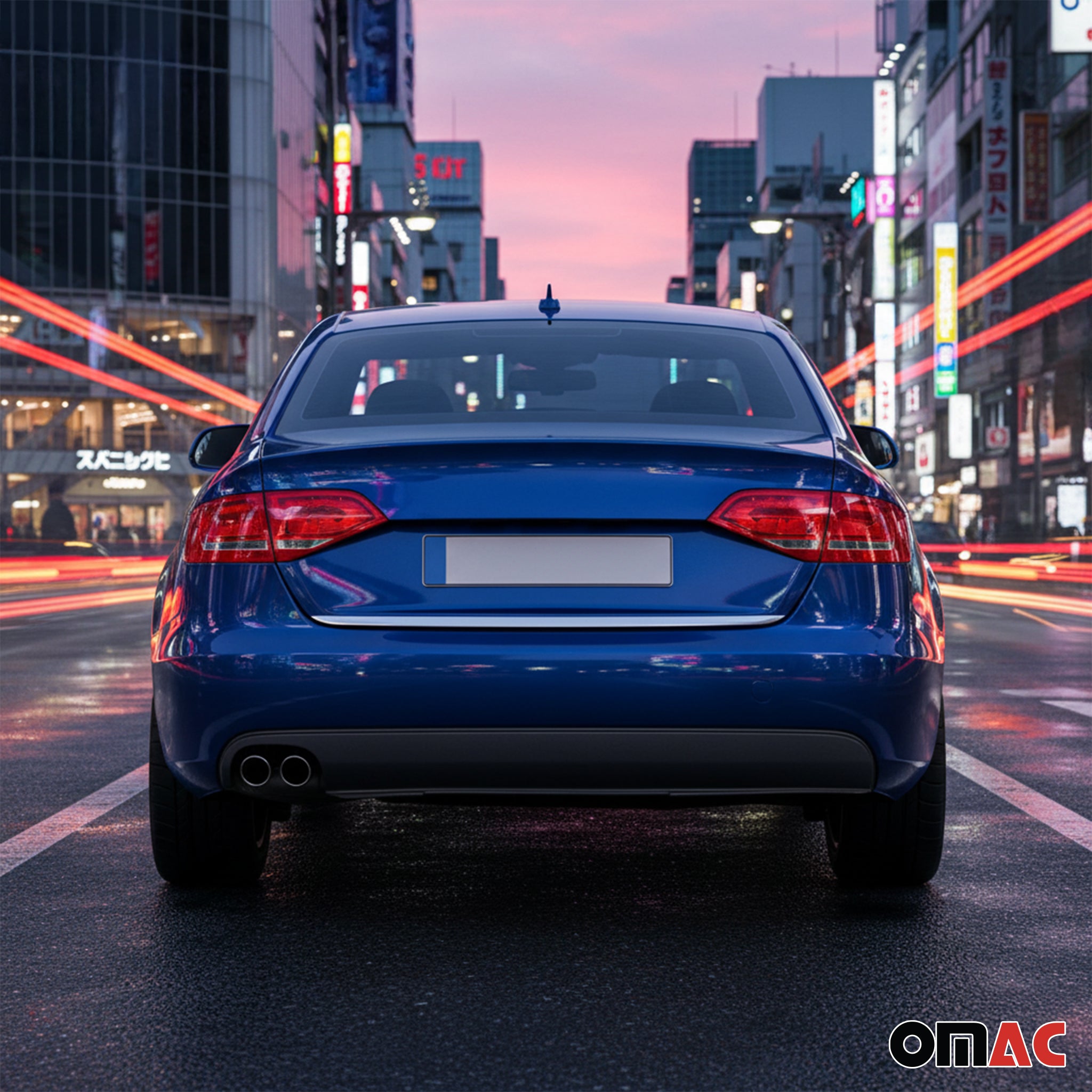 2009-2012 Audi A4 B8 (Typ 8K) Sedan PRE-FL Rear Trunk Molding Trim Stainless Steel