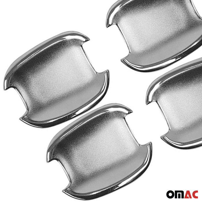 Car Door Handle Bowl Cover Protector for Chevrolet Aveo 2004-2011 Silver Chrome