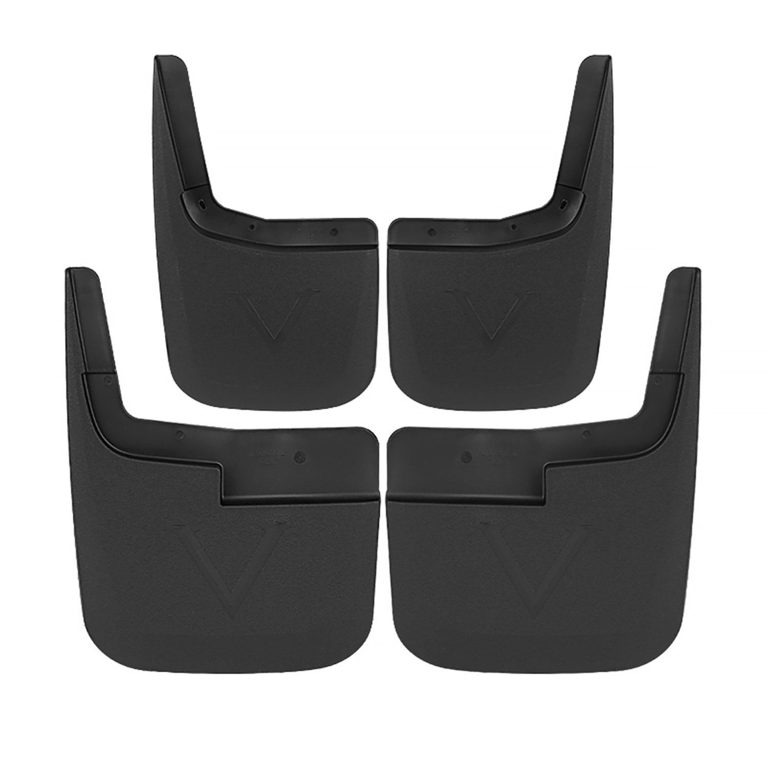 2015-2018 Ford F-150 Front &Rear Mud Flap Splash Guards Models w/out Wheel Lip