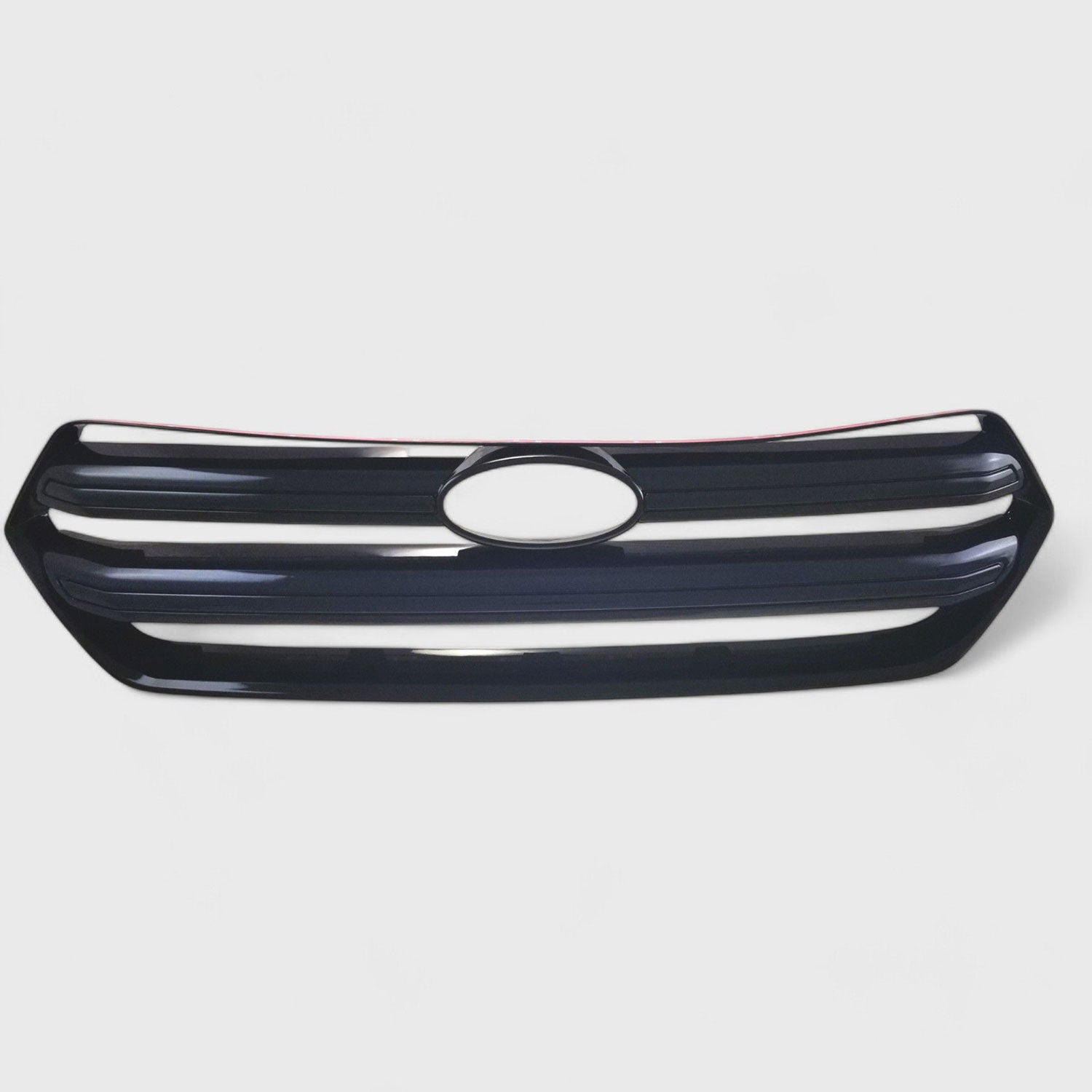 2017-2019 Ford Escape Grille Overlay Gloss Black 1Pcs ABS Plastic
