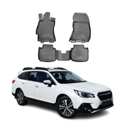 2015-2018 Subaru Legacy Floor Mats Liners Full Set All Weather Black