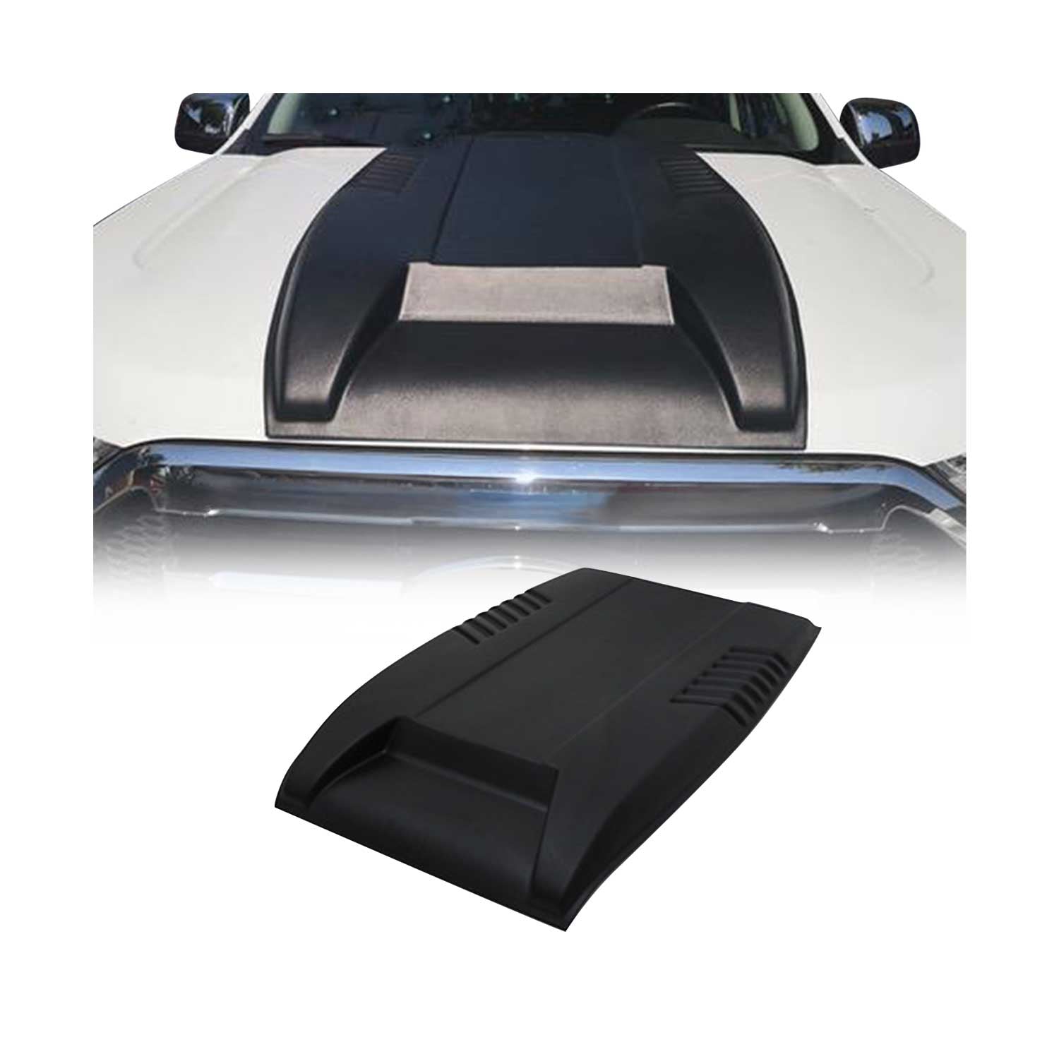 2019-2023 Ford Ranger Hood Scoop Vent Air Flow Intake Black 1 Pc