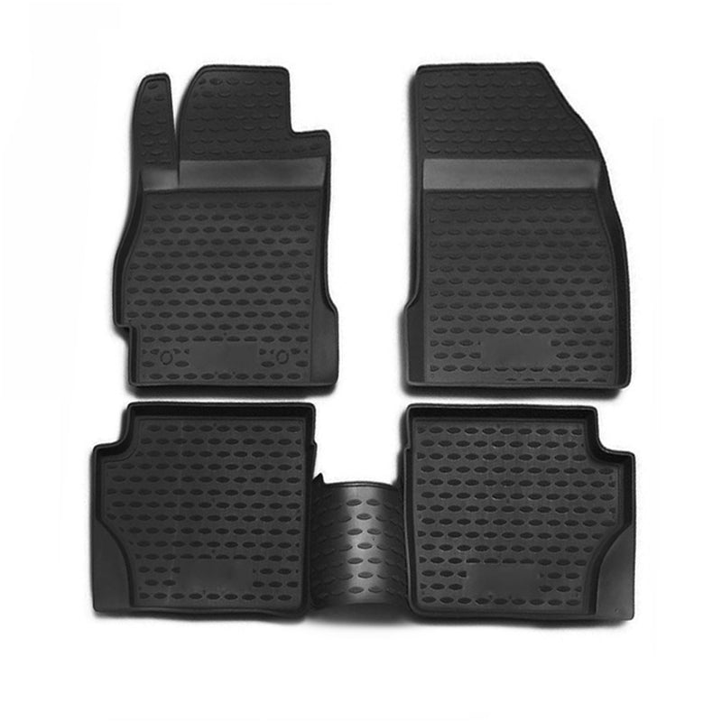 2011-2014 Mazda 2 Floor Mats Liners Full Set All Weather Black