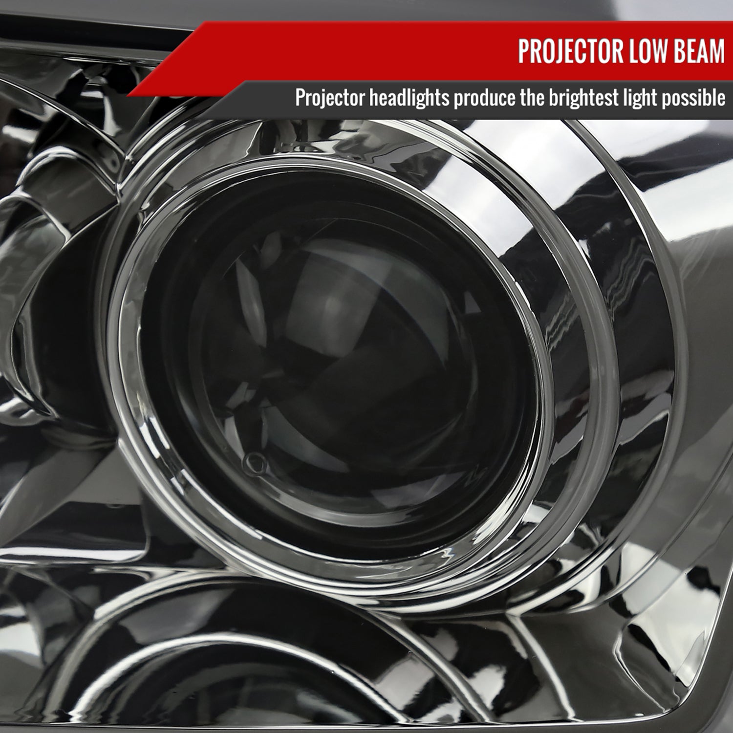 2004-2015 Nissan Titan / 04-2007 Armada LED C-Bar Headlights Signal Smoke