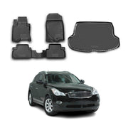 2008-2013 Infiniti EX35 EX37 Floor Mats & Cargo Liner Full Set All Weather Black