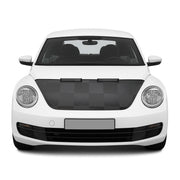 2012-2019 VW Beetle Car Bonnet Mask Hood Bra Black Chequered 1 Pc