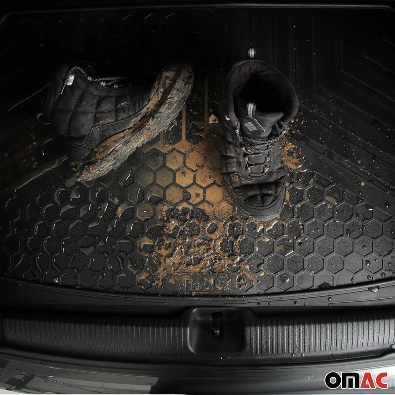 Mini Semi-Custom fit Cargo Mats Liner All Weather Black Rubber