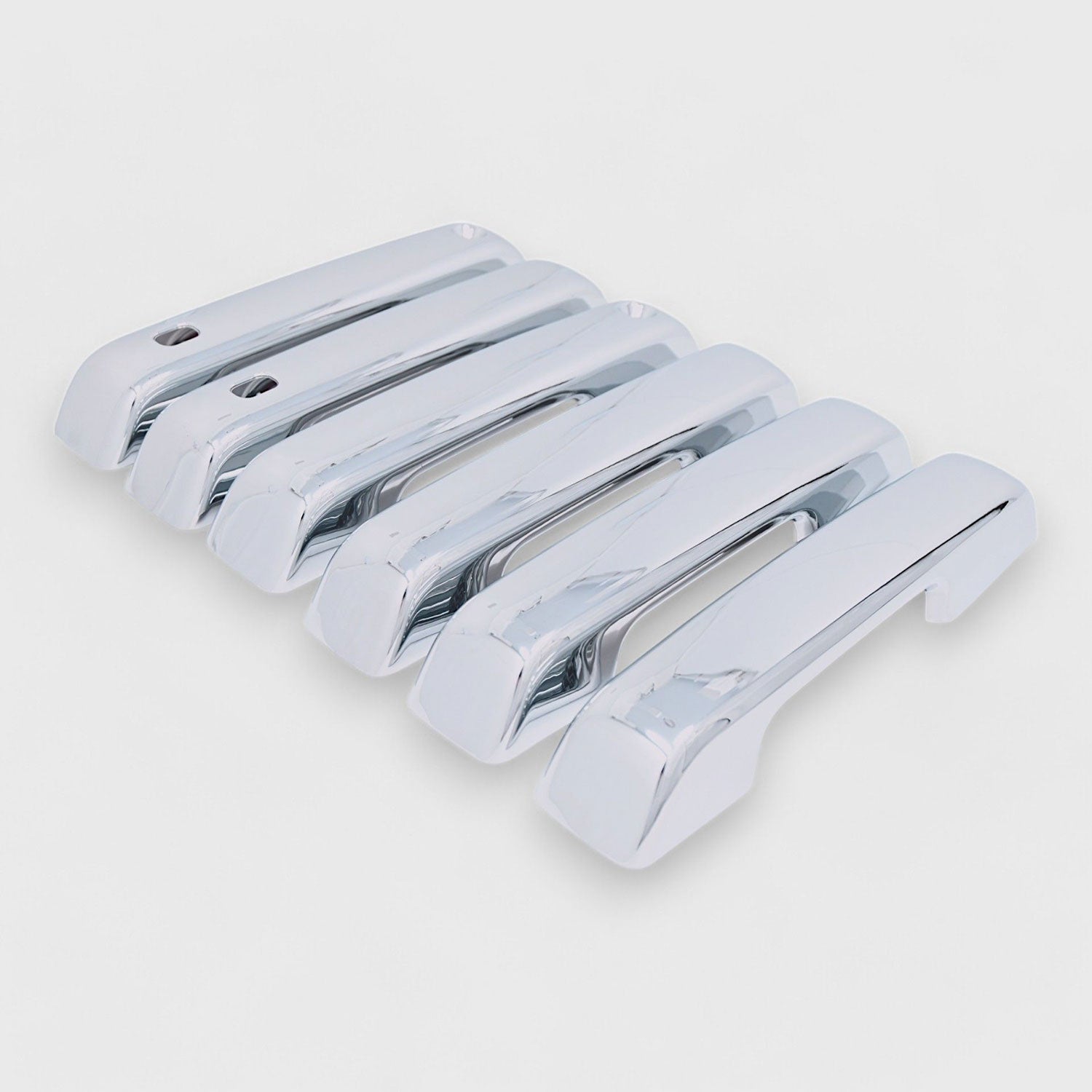 2023-2024 Ford F-250/350/450/550 Door Handle Cover Chrome 6Pcs ABS Plastic