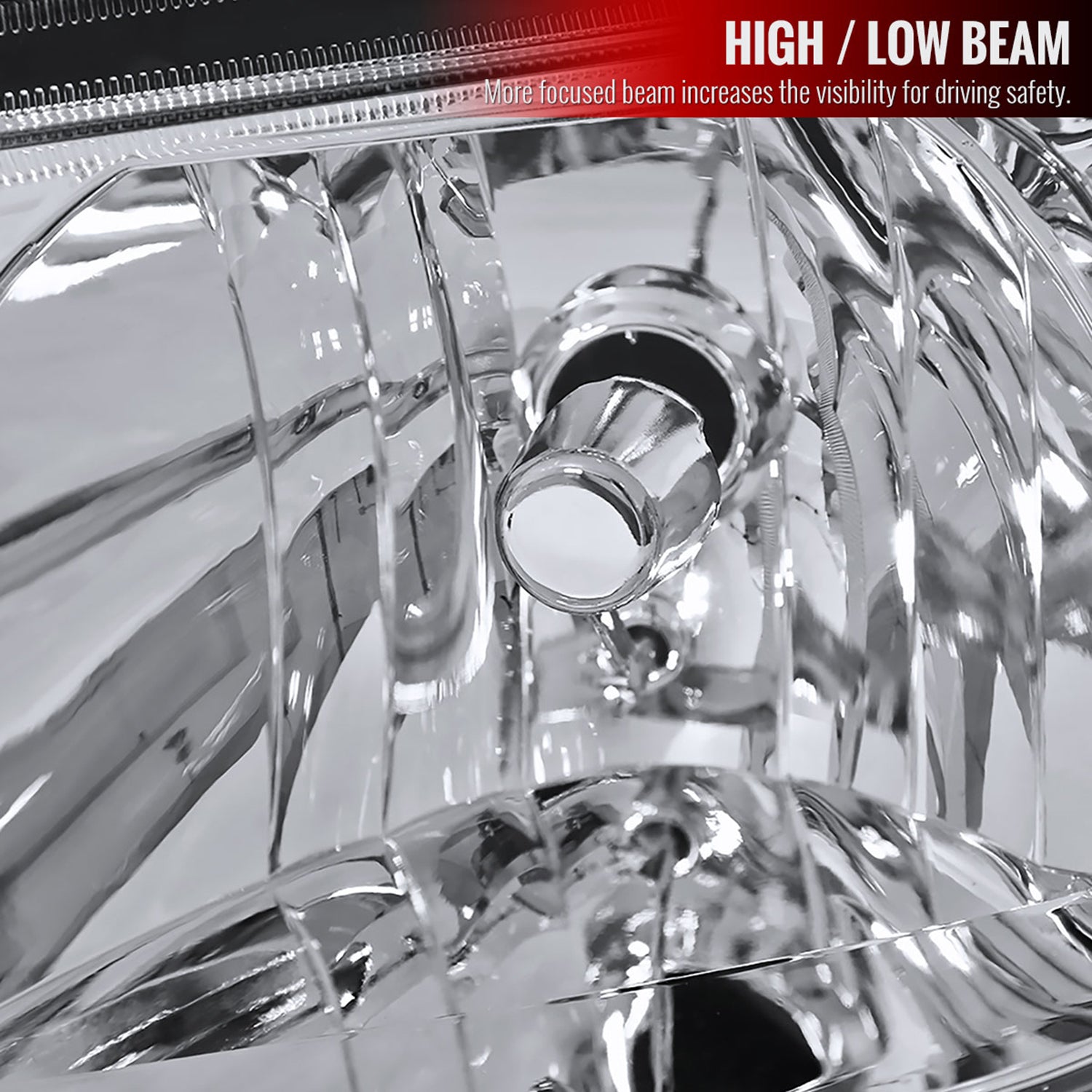 1999-2005 VW Jetta/Bora Mk4 V3 Factory Style Headlights Chrome/Clear Lens