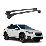 2018-2023 Subaru Crosstrek Roof Rack Cross Bars Black
