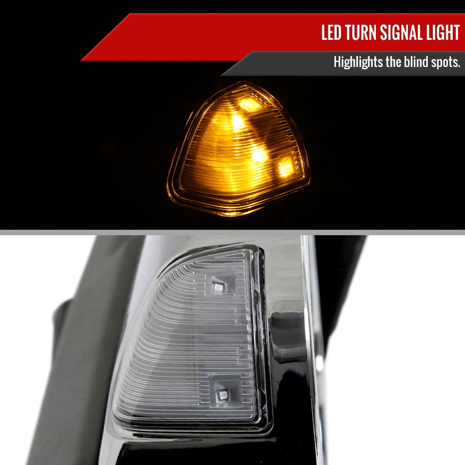 2013-2017 Dodge RAM 1500/2500/3500 Auto-Fold Heated & Manual Towing Mirrors