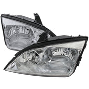 2005-2007 Ford Focus Factory Style Headlights Chrome Housing/Clear Lens