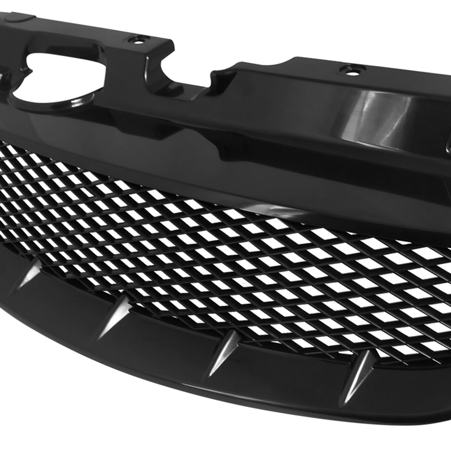 2004-2005 Honda Civic Coupe/Sedan TR Style Black ABS Mesh Grille