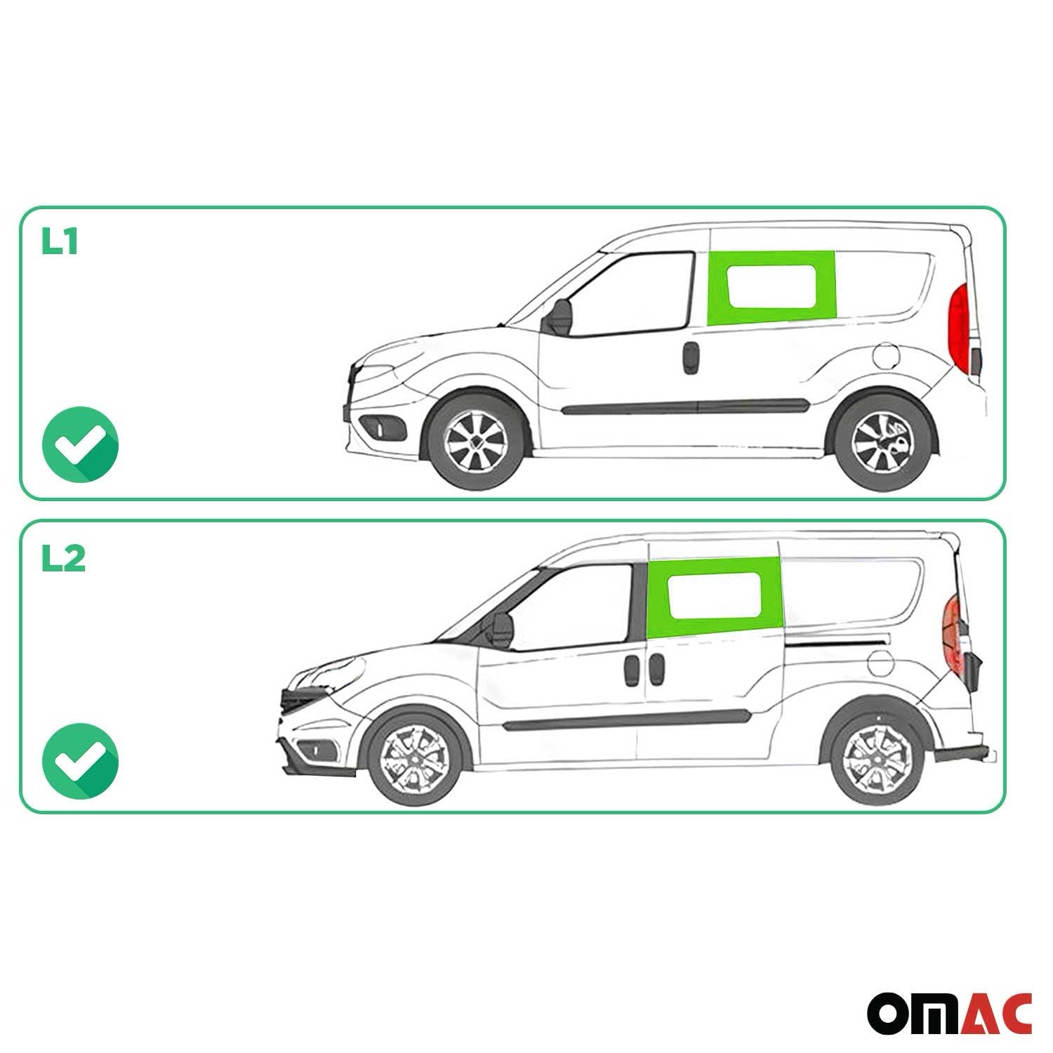 2015-2022 RAM ProMaster City Window Glass Front Left Side
