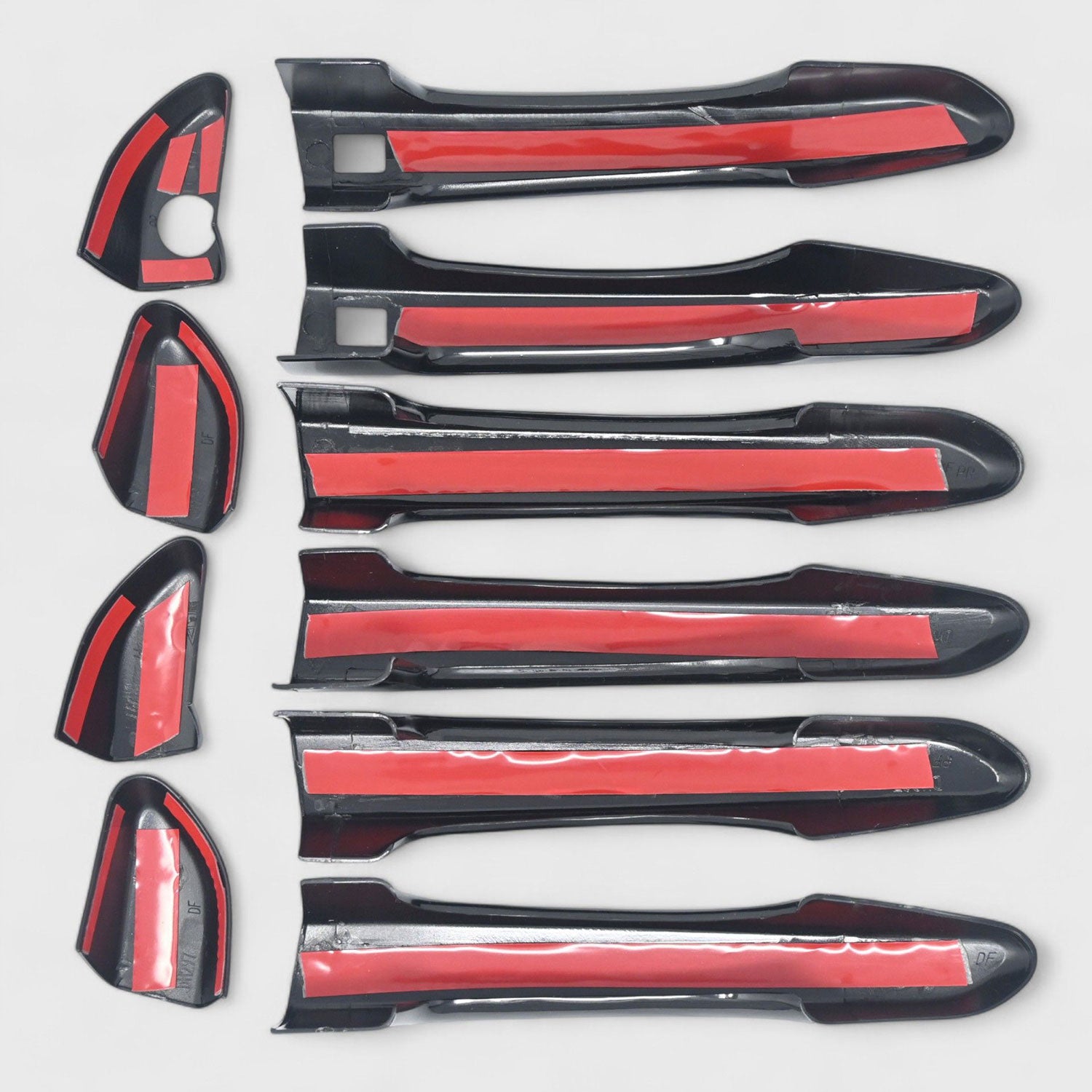 2016-2021 Hyundai Tucson Door Handle Cover Gloss Black 10Pcs ABS Plastic