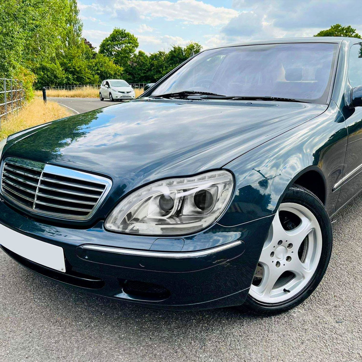 1998-2006 Mercedes Benz W220 S Class LED Headlights LED Signal Lights Chrome