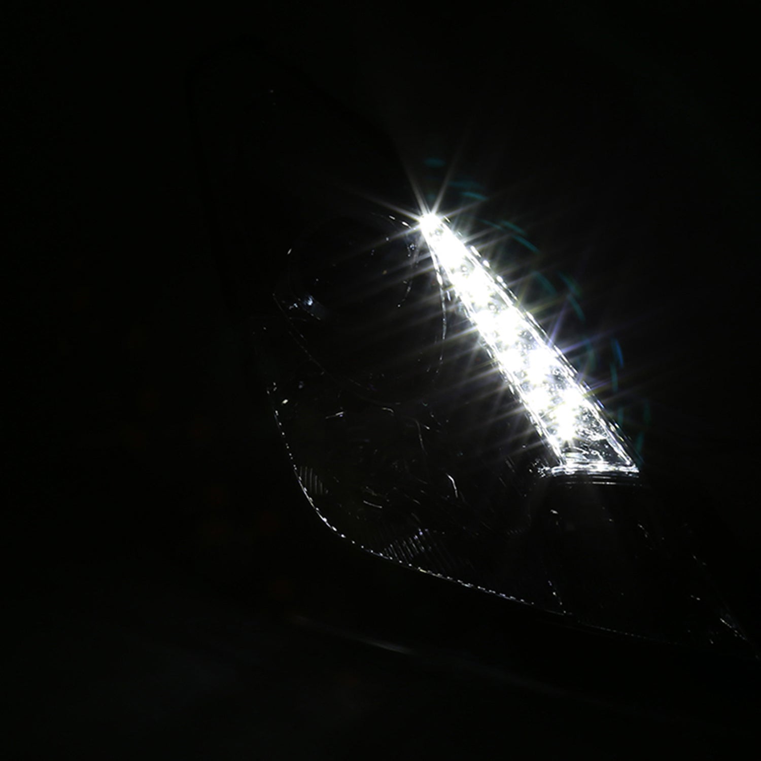 2000-2005 Toyota Celica Projector Headlights SMD LED Light Strip Chrome/Clear