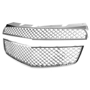 2010-2015 Chevrolet Equinox Chrome ABS 2PC Mesh Grille