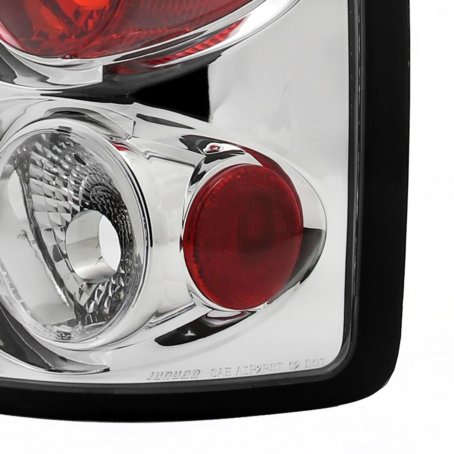 2002-2006 Dodge RAM Tail Lights Chrome Housing/Clear Lens