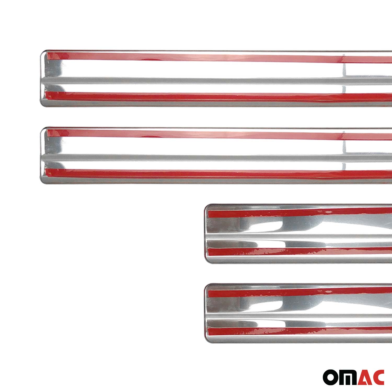 2012-2018 Ford Focus Door Sill Scuff Plate Scratch Protector Stainless Steel Silver