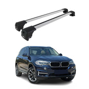 2014-2018 BMW X5 F15 F85 Roof Rack Cross Bars Silver