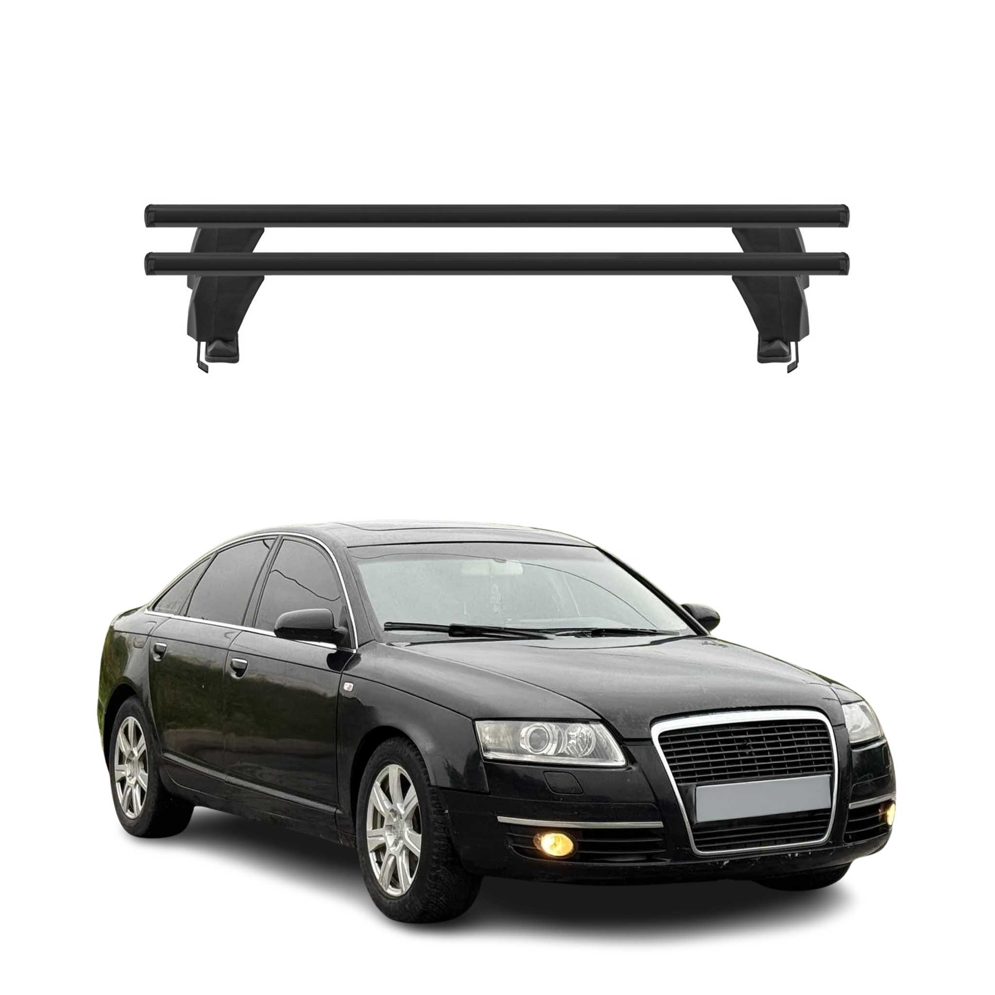 2005-2011 Audi A6 Sedan Roof Rack Cross Bars Luggage Carrier 2 Pcs