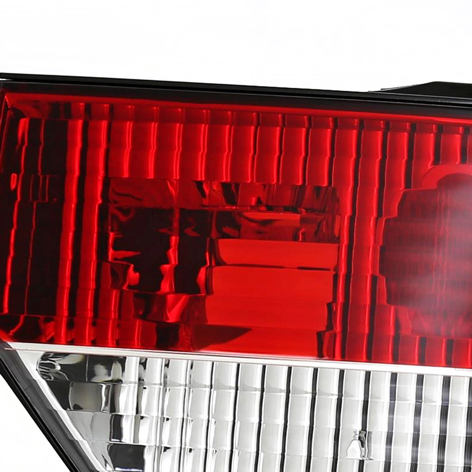 1989-1994 Nissan 240SX S13 HB Tail Lights & Trunk Light Chrome/Red Clear