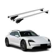 2021-2025 Porsche Taycan Turismo Roof Rack Cross Bars Silver