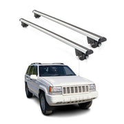 1993-1998 Jeep Grand Cherokee Roof Rack Cross Bars Silver