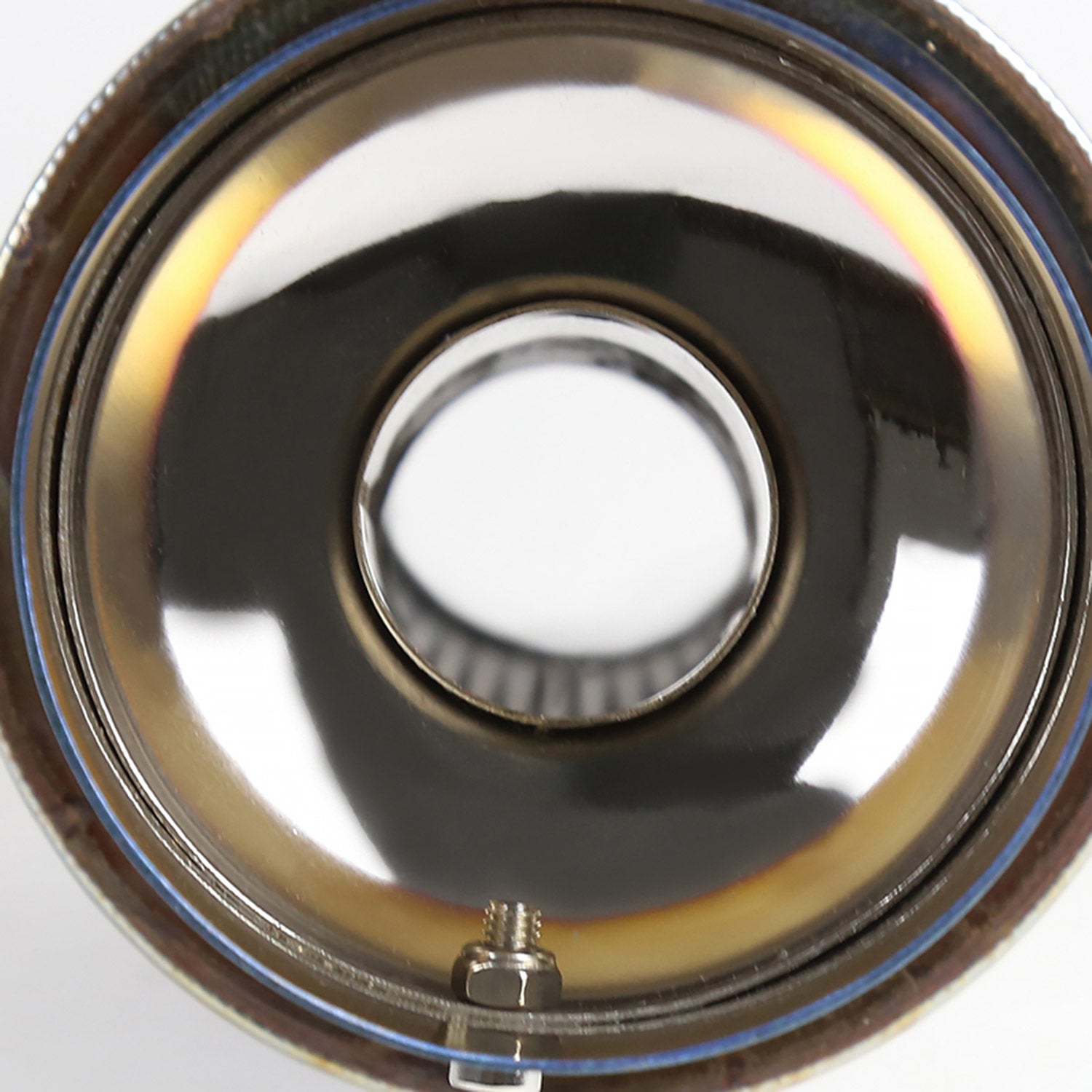 Apexi N1 Style 2.5" Inlet Exhaust Muffler - 4" Burnt Blue Tip