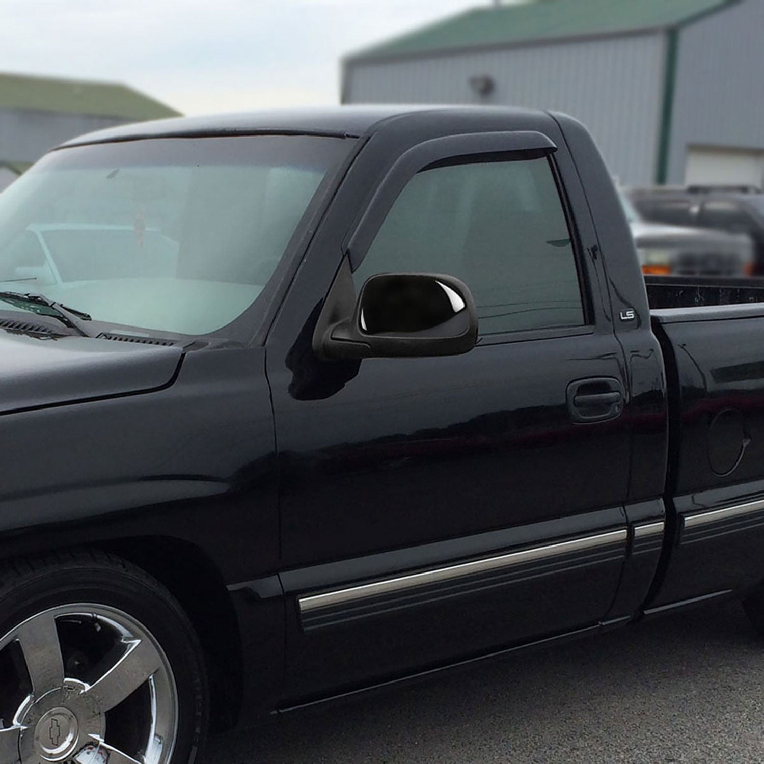 1999-2002 Chevy Silverado/Tahoe Sierra/Yukon Black Heated Side Mirror Driver