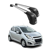 2013-2015 Chevrolet Spark Roof Racks Cross Bars Silver