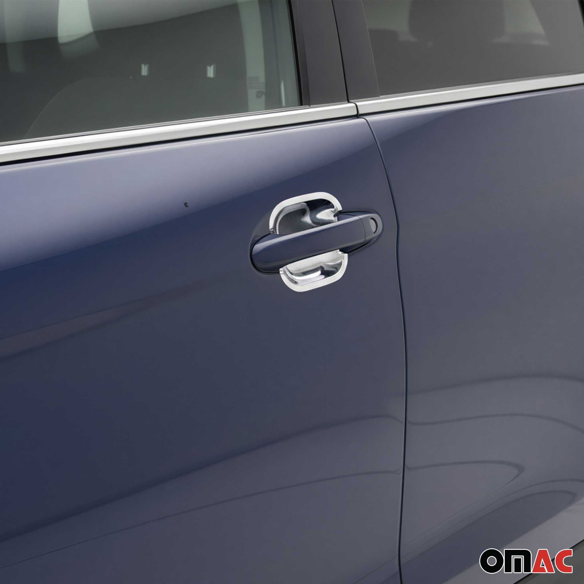 2012-2016 Honda CR-V Car Door Handle Bowl Cover Protector Silver Chrome 4Pcs