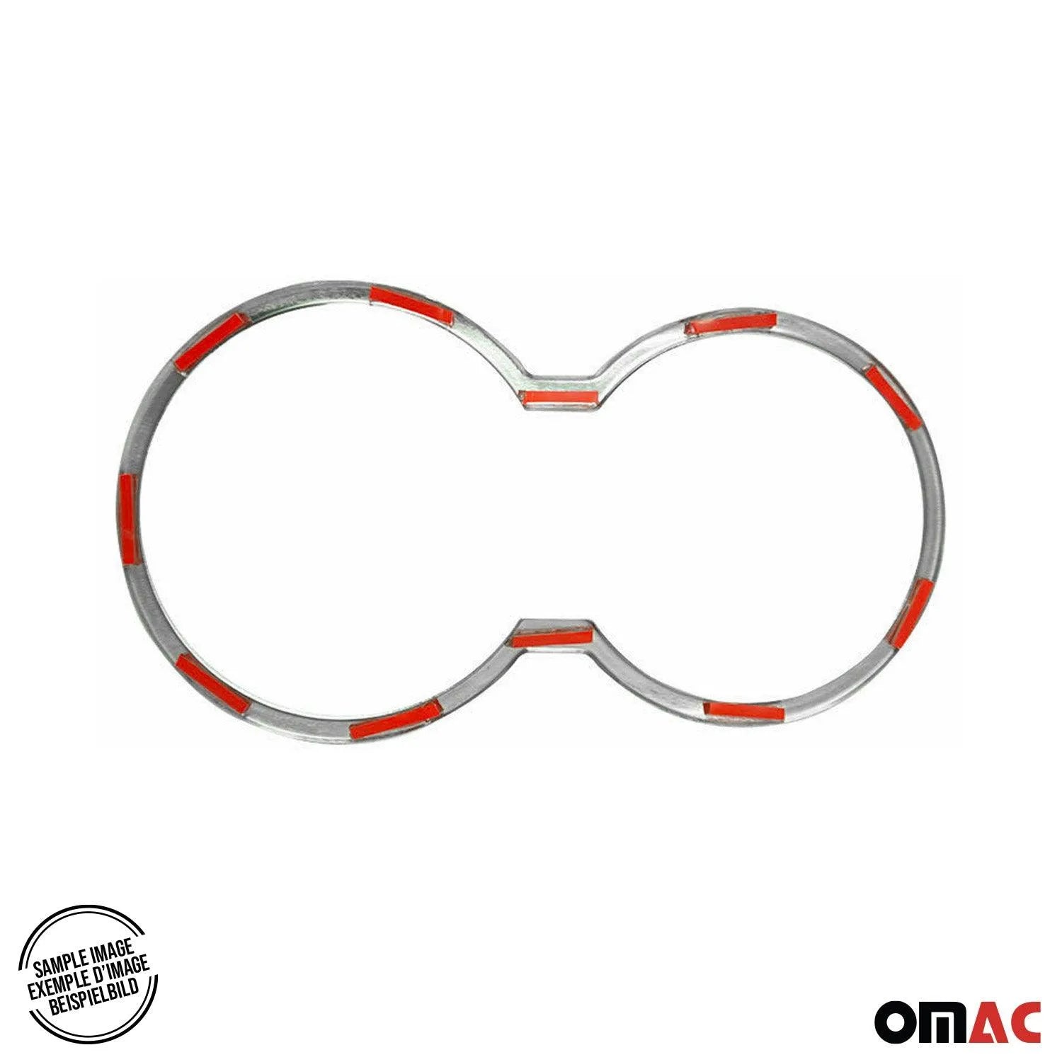 2015-2024 Jeep Renegade Cup Holder Frame Inner Molding Trim Silver Chrome