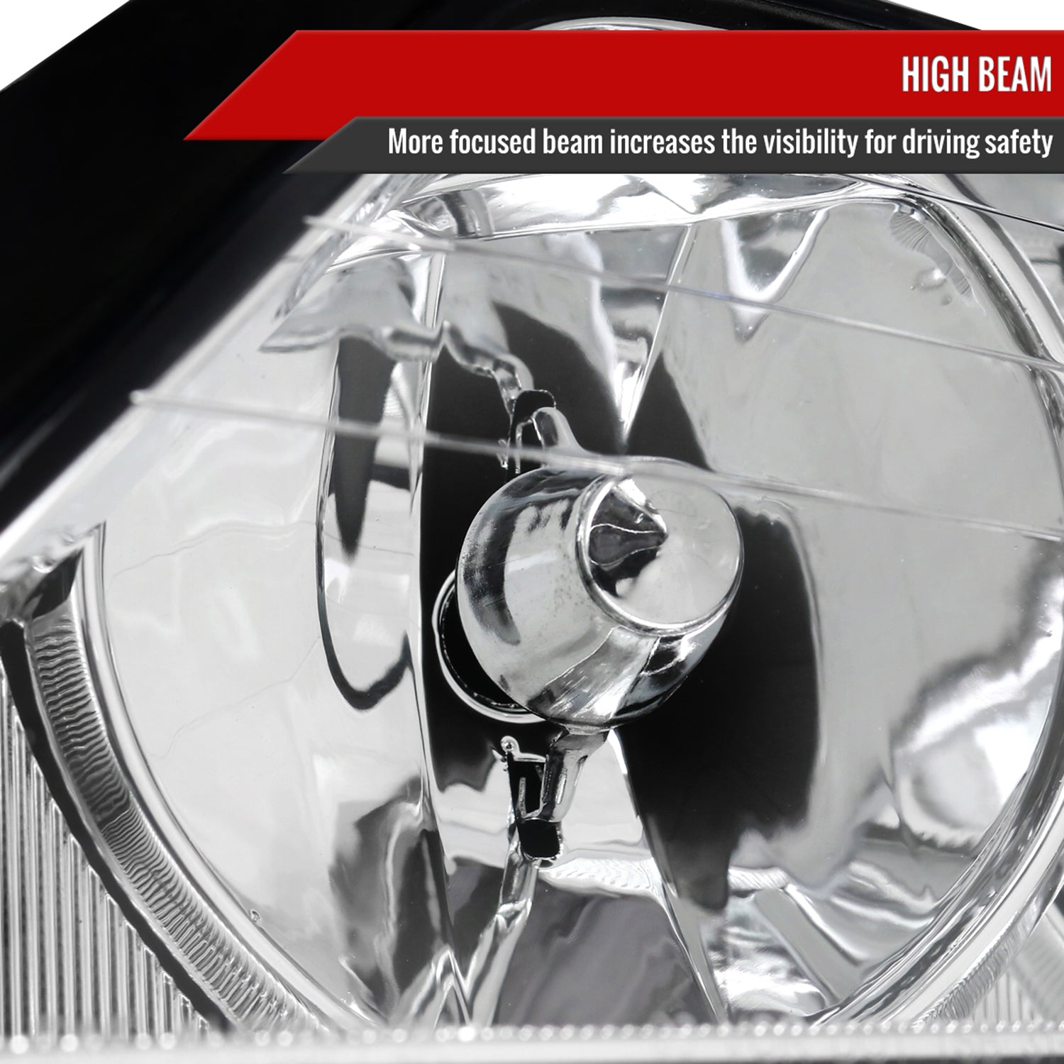 2005-2011 Lincoln Town Car Factory Style Headlights Chrome/Clear Lens