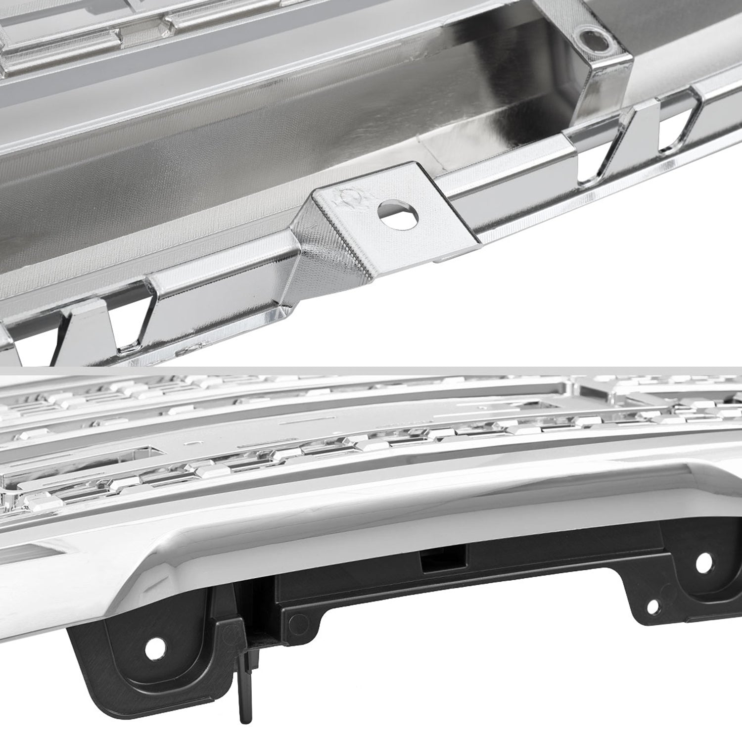 2016-2018 GMC Sierra 1500 Chrome Mesh Denali Style Hood Replacement Grille