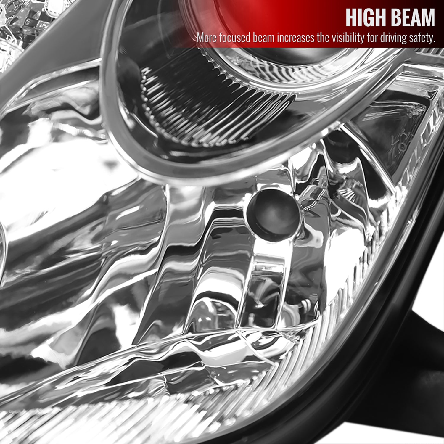 2000-2005 Toyota Celica Projector Headlights SMD LED Light Strip Chrome/Clear