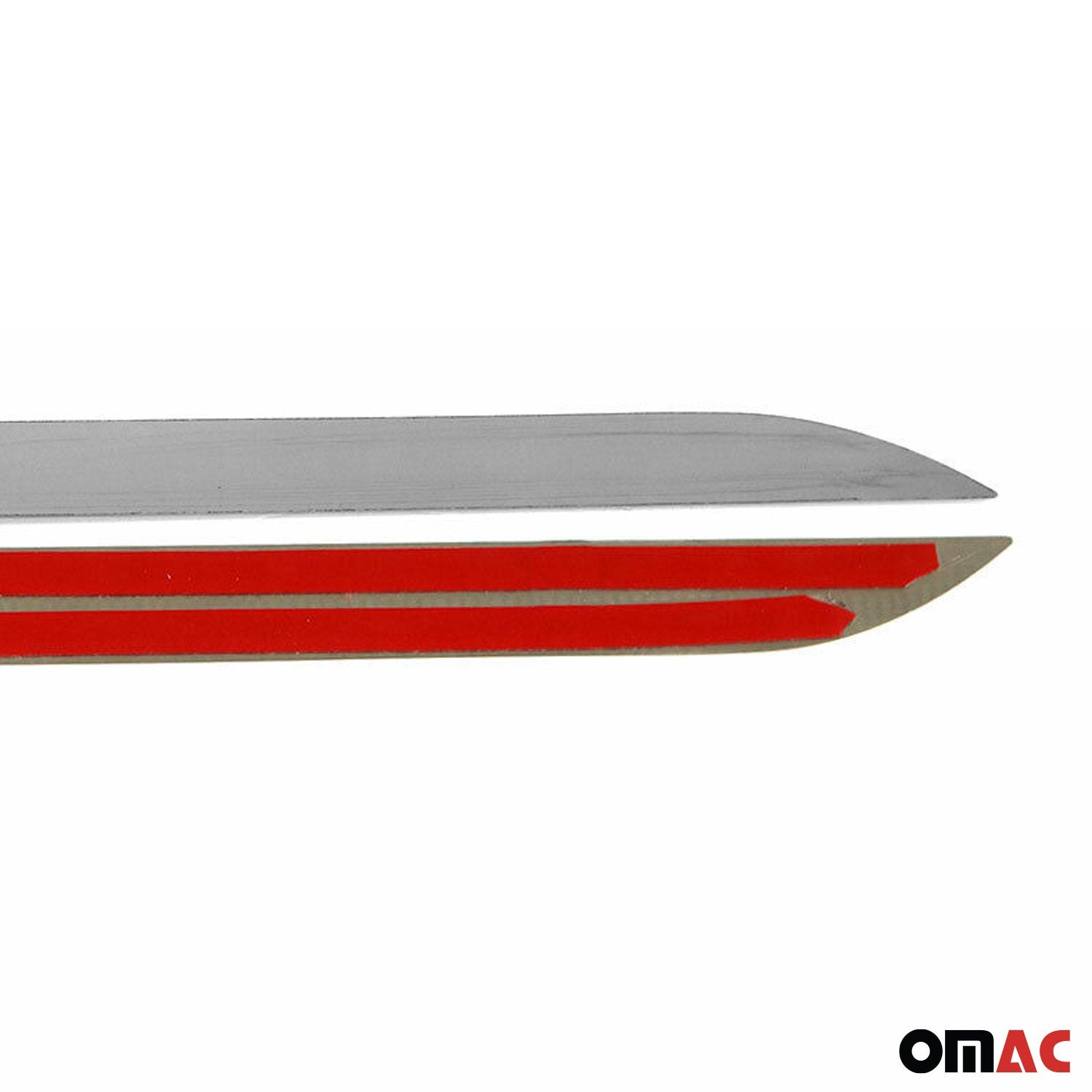 2018-2023 Hyundai Kona Rear Bumper Diffusor Chrome Trim Silver Stainless Steel 2 Pcs