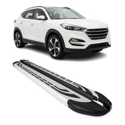 2015-2020 Hyundai Tucson Nerf Bar Side Step Running Boards Alu 2x