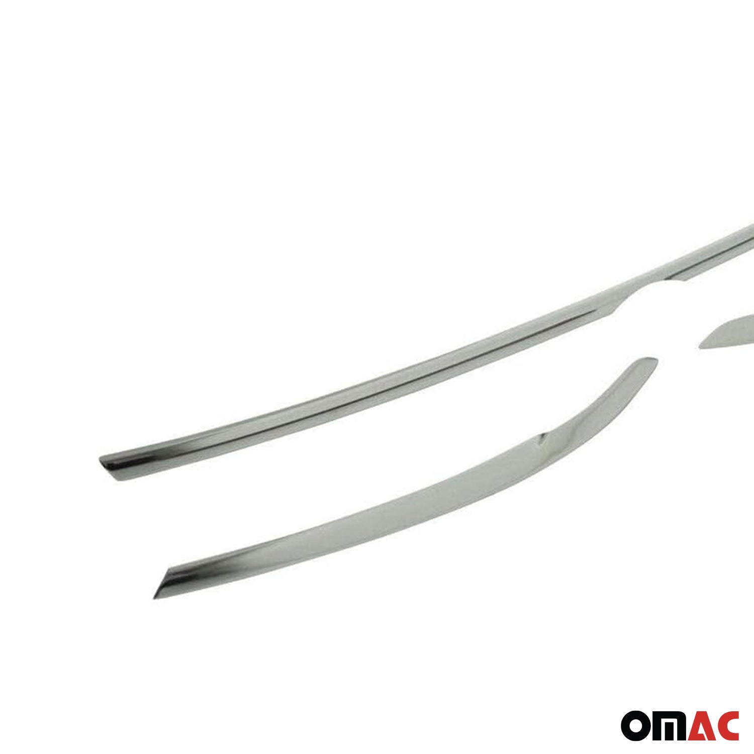 2018-2024 VW Tiguan Fog Light Headlight Lamp Surround Trim Silver 3 Pcs