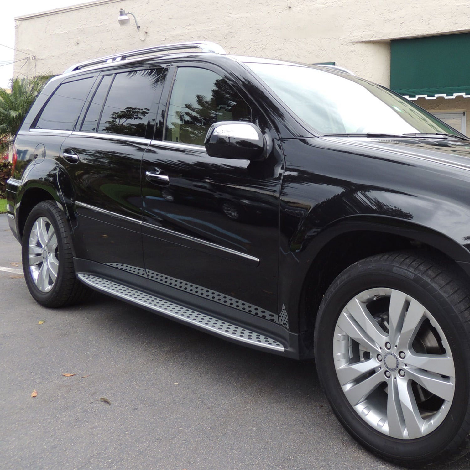 2007-2012 Mercedes Benz X164 GL Class Aluminum Side Step Nerf Bars