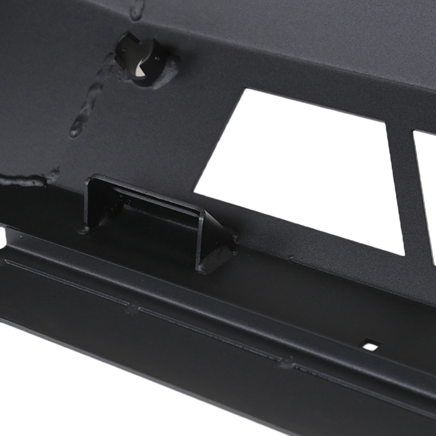 2014-2015 Chevy Silverado 1500 Heavy Duty Steel Front Bumper LED Light Ports