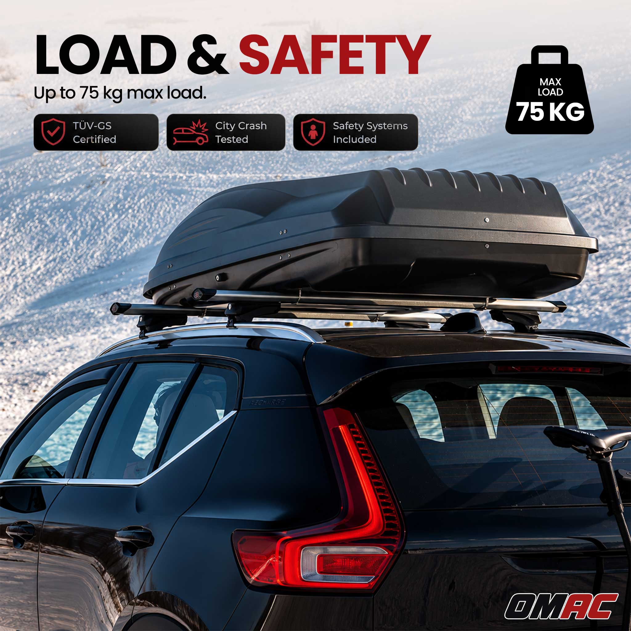 G3 Roof Racks for BMW X5 2014-2018 Aluminium Lockable 2Pcs Gray